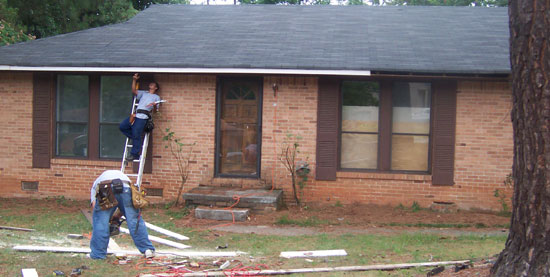 Fascia and soffit replacement