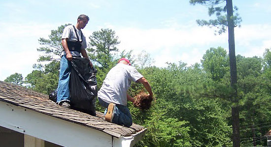 Gutter cleaning service