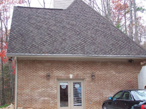 Gutter topper/cover installation sample