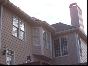 Gutter topper/cover installation sample
